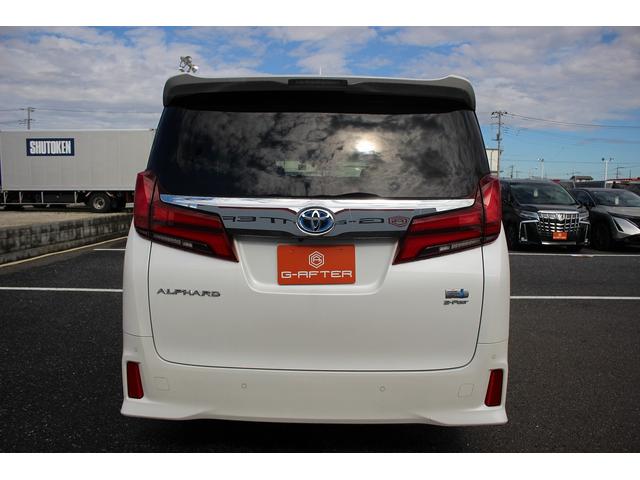 アルファードハイブリッド ＳＲ　後期型　禁煙車　純正１０型ナビ　Ｂカメラ　地デジ　温冷合皮シート　レーダークルーズコントロール　デジタルインナーミラー　両側電動　純正１７インチアルミホイール　３眼ＬＥＤヘッドライト（14枚目）