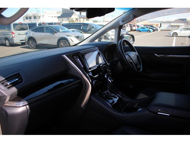 アルファード 2.5S Cパッケージ 後期型 禁煙車 ALPINE9インチナビ バックカメラ 地デジ ALPINE後席モニター ツインムーンルーフ レーダークルーズコントロール 温冷合皮シート ETC 障害物センサー 両側電動スライドドア(37枚目)