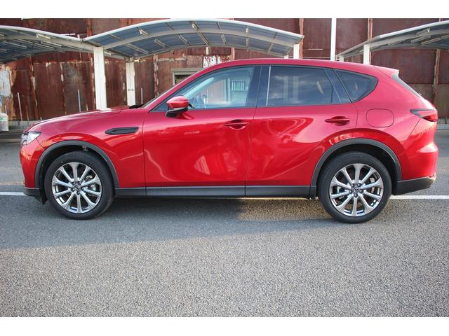 CX-60 25S Lパッケージ 禁煙車 純正ナビ 全周囲カメラ 地デジ レーダークルーズコントロール 温熱赤革 電動リアゲート 衝突軽減ブレーキ Applecarplay レーンキープアシスト ステアリングヒーター(13枚目)