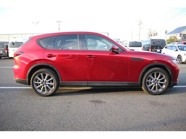 CX-60 25S Lパッケージ 禁煙車 純正ナビ 全周囲カメラ 地デジ レーダークルーズコントロール 温熱赤革 電動リアゲート 衝突軽減ブレーキ Applecarplay レーンキープアシスト ステアリングヒーター(17枚目)
