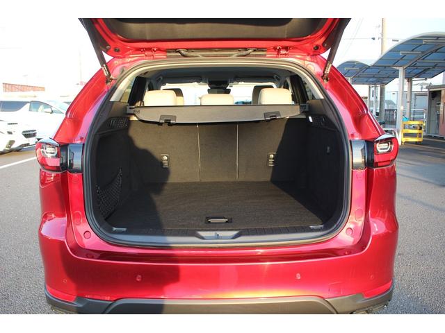 CX-60 25S Lパッケージ 禁煙車 純正ナビ 全周囲カメラ 地デジ レーダークルーズコントロール 温熱赤革 電動リアゲート 衝突軽減ブレーキ Applecarplay レーンキープアシスト ステアリングヒーター(75枚目)