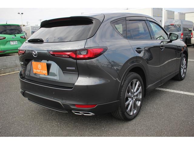 CX-60 XD Lパッケージ 禁煙車 純正ナビ 全周囲カメラ BOSEサウンド ALPINE後席モニター 温熱黒革 パワーシート 電動Rゲート レーダークルーズコントロール 衝突軽減ブレーキ ETC LEDヘッドライト キーレス(8枚目)