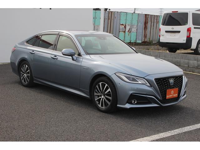クラウンハイブリッド S Cパッケージ 禁煙車 純正ナビ フルセグTV 全周囲カメラ クリアランスソナー LEDヘッドライト レーダークルーズコントロール ETC CD/DVD再生 Bluetooth接続 ブラインドスポットモニター(6枚目)