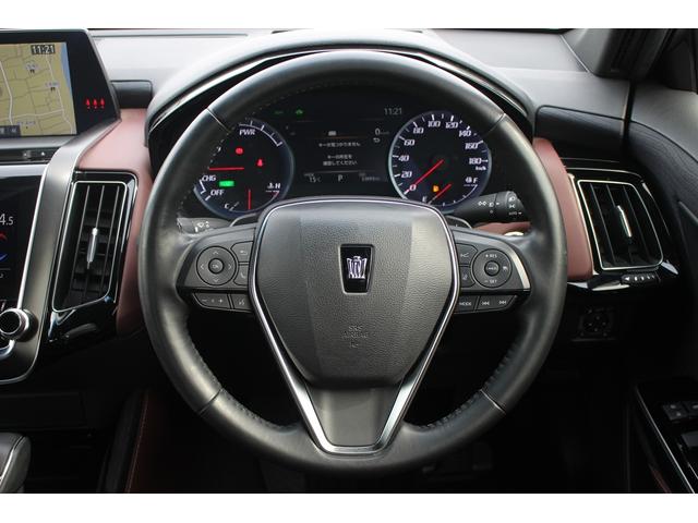 クラウンハイブリッド S Cパッケージ 禁煙車 純正ナビ フルセグTV 全周囲カメラ クリアランスソナー LEDヘッドライト レーダークルーズコントロール ETC CD/DVD再生 Bluetooth接続 ブラインドスポットモニター(42枚目)