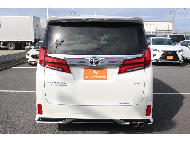アルファード 3.5エグゼクティブラウンジS 後期型 禁煙車 モデリスタエアロ サンルーフ 後席モニター 純正10型ナビ フルセグTV 全周囲カメラ シートヒーター シートエアコン 白革シート JBLサウンド パワーシート 電動リアゲート(14枚目)