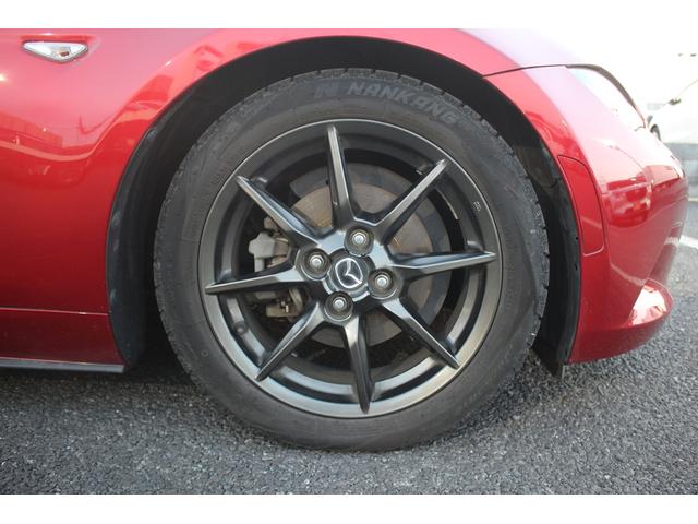 ロードスター Sレザーパッケージ マツダコネクト 6速MT 純正7インチナビ BOSEサウンド ブラインドスポットモニター レーンキープアシスト 温熱黒革 LEDヘッドライト フルセグTV ETC 純正16インチアルミ(15枚目)