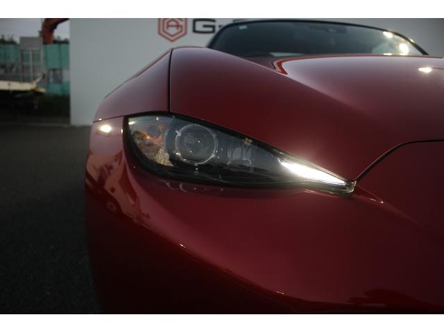 ロードスター Sレザーパッケージ マツダコネクト 6速MT 純正7インチナビ BOSEサウンド ブラインドスポットモニター レーンキープアシスト 温熱黒革 LEDヘッドライト フルセグTV ETC 純正16インチアルミ(20枚目)