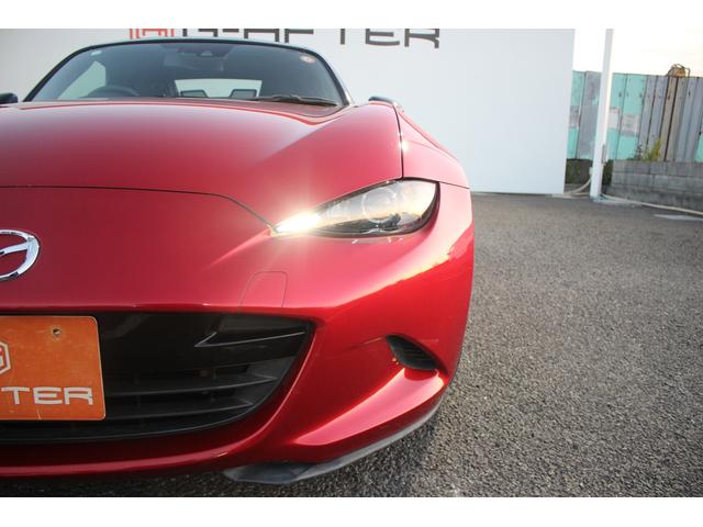 ロードスター Sレザーパッケージ マツダコネクト 6速MT 純正7インチナビ BOSEサウンド ブラインドスポットモニター レーンキープアシスト 温熱黒革 LEDヘッドライト フルセグTV ETC 純正16インチアルミ(21枚目)