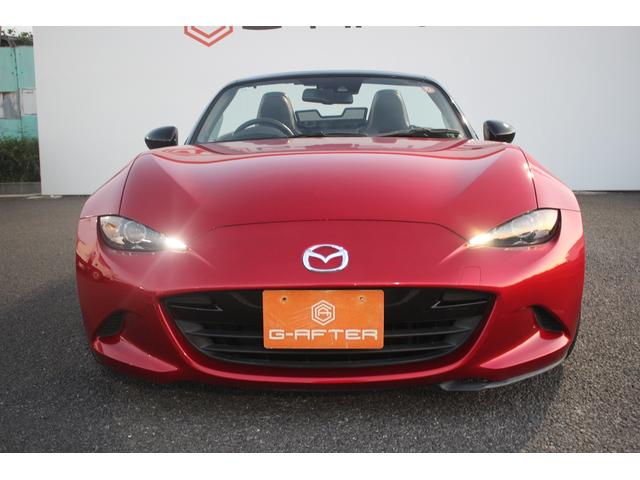 ロードスター Sレザーパッケージ マツダコネクト 6速MT 純正7インチナビ BOSEサウンド ブラインドスポットモニター レーンキープアシスト 温熱黒革 LEDヘッドライト フルセグTV ETC 純正16インチアルミ(32枚目)