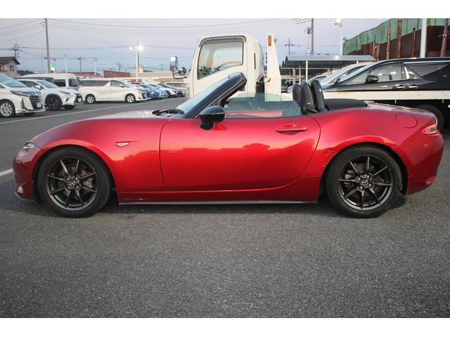 ロードスター Sレザーパッケージ マツダコネクト 6速MT 純正7インチナビ BOSEサウンド ブラインドスポットモニター レーンキープアシスト 温熱黒革 LEDヘッドライト フルセグTV ETC 純正16インチアルミ(34枚目)