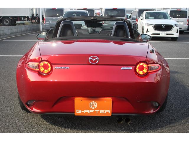 ロードスター Sレザーパッケージ マツダコネクト 6速MT 純正7インチナビ BOSEサウンド ブラインドスポットモニター レーンキープアシスト 温熱黒革 LEDヘッドライト フルセグTV ETC 純正16インチアルミ(36枚目)