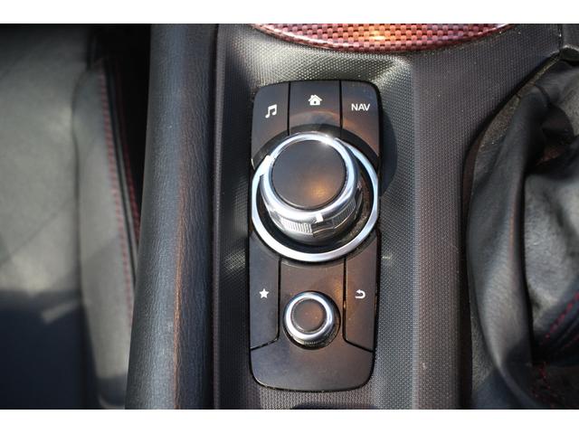 ロードスター Sレザーパッケージ マツダコネクト 6速MT 純正7インチナビ BOSEサウンド ブラインドスポットモニター レーンキープアシスト 温熱黒革 LEDヘッドライト フルセグTV ETC 純正16インチアルミ(50枚目)