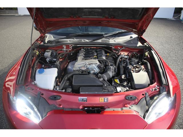 ロードスター Sレザーパッケージ マツダコネクト 6速MT 純正7インチナビ BOSEサウンド ブラインドスポットモニター レーンキープアシスト 温熱黒革 LEDヘッドライト フルセグTV ETC 純正16インチアルミ(68枚目)