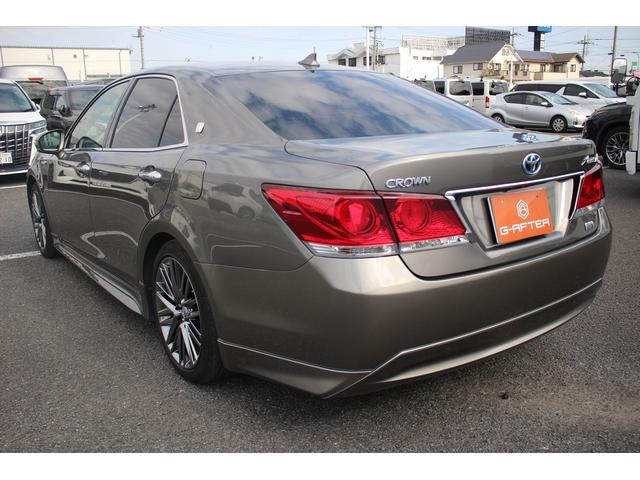 クラウンハイブリッド アスリートＧ　純正８インチナビ　バックカメラ　フルセグＴＶ　シートヒーター　シートエアコン　黒革シート　純正ＯＰ１８インチアルミホイール　ＬＥＤヘッドライト　オートクルーズコントロール　ＥＴＣ　オートライト（12枚目）