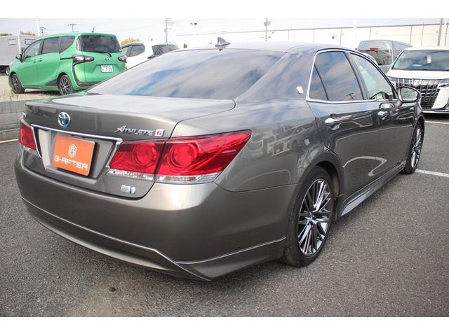 クラウンハイブリッド アスリートＧ　純正８インチナビ　バックカメラ　フルセグＴＶ　シートヒーター　シートエアコン　黒革シート　純正ＯＰ１８インチアルミホイール　ＬＥＤヘッドライト　オートクルーズコントロール　ＥＴＣ　オートライト（14枚目）