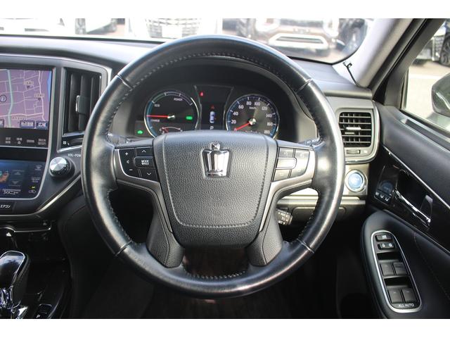 クラウンハイブリッド アスリートＧ　純正８インチナビ　バックカメラ　フルセグＴＶ　シートヒーター　シートエアコン　黒革シート　純正ＯＰ１８インチアルミホイール　ＬＥＤヘッドライト　オートクルーズコントロール　ＥＴＣ　オートライト（44枚目）