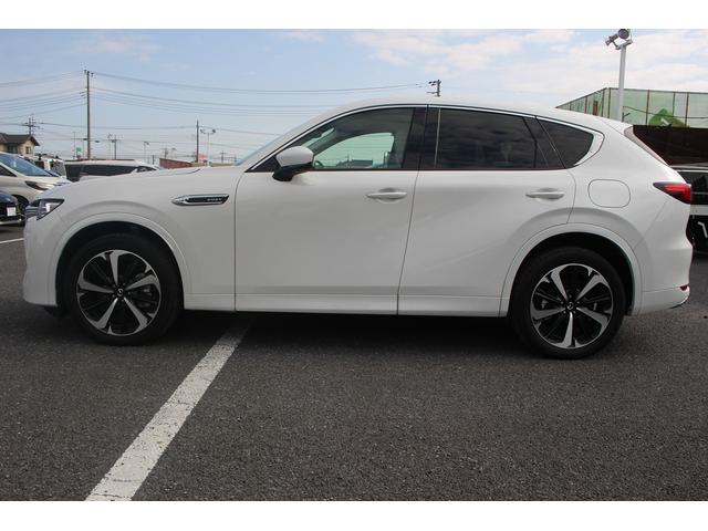 CX-60 PHEV エクスクルーシブモダン 純正12.3インチディスプレイオーディオ 全周囲カメラ フルセグTV シートエアコン 白革シート レーダークルーズコントロール 純正20インチアルミホイール 電動リアゲート クリアランスソナー(10枚目)