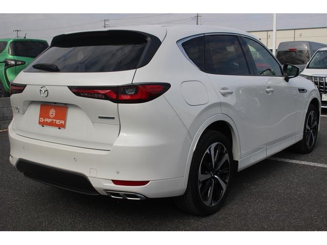 CX-60 PHEV エクスクルーシブモダン 純正12.3インチディスプレイオーディオ 全周囲カメラ フルセグTV シートエアコン 白革シート レーダークルーズコントロール 純正20インチアルミホイール 電動リアゲート クリアランスソナー(13枚目)