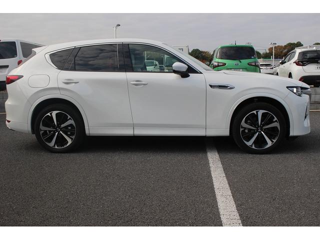 CX-60 PHEV エクスクルーシブモダン 純正12.3インチディスプレイオーディオ 全周囲カメラ フルセグTV シートエアコン 白革シート レーダークルーズコントロール 純正20インチアルミホイール 電動リアゲート クリアランスソナー(14枚目)