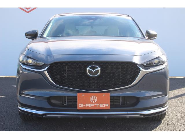 CX-30 20S Lパッケージ 禁煙車 純正10.25型ナビ 全周囲カメラ フルセグTV 白革シート 電動リアゲート レーダークルーズコントロール ETC LEDヘッドライト ステアリングヒーター 衝突軽減ブレーキ(3枚目)