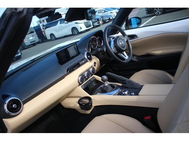 ロードスター Sレザーパッケージ Vセレクション 後期型 禁煙車 純正ナビ バックカメラ フルセグTV レーダークルーズコントロール 6MT ETC シートヒーター 純正16インチアルミホイール 衝突軽減ブレーキ 本革シート BOSEサウンド(50枚目)