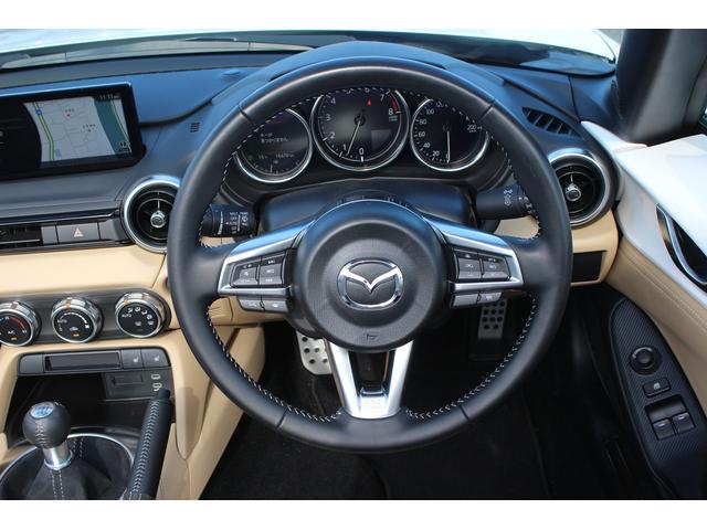 ロードスター Sレザーパッケージ Vセレクション 後期型 禁煙車 純正ナビ バックカメラ フルセグTV レーダークルーズコントロール 6MT ETC シートヒーター 純正16インチアルミホイール 衝突軽減ブレーキ 本革シート BOSEサウンド(52枚目)