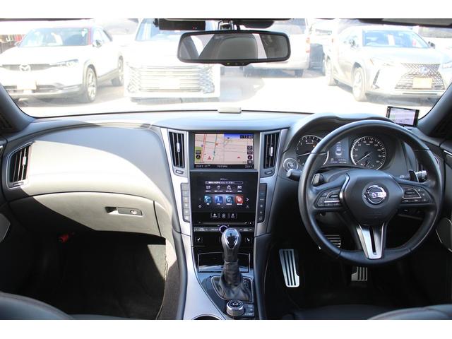 スカイライン 400R 禁煙車 ワンオーナー BOSEサウンドシステム メーカーナビ フルセグTV 全周囲カメラ LEDヘッドライト ETC シートヒーター パワーシート クリアランスソナー 黒革シート アンビエントライト(42枚目)