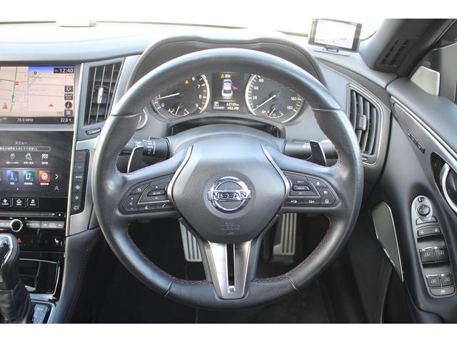 スカイライン 400R 禁煙車 ワンオーナー BOSEサウンドシステム メーカーナビ フルセグTV 全周囲カメラ LEDヘッドライト ETC シートヒーター パワーシート クリアランスソナー 黒革シート アンビエントライト(43枚目)