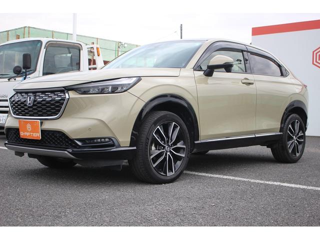 ヴェゼル e:HEV Z 禁煙車 純正9型ナビ バックカメラ フルセグTV 温熱黒半革 電動リアゲート レーダークルーズコントロール レーンキープアシスト 衝突軽減ブレーキ Applecarplay ステアリングヒーター 雹害(18枚目)