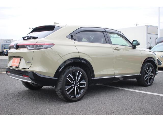 ヴェゼル e:HEV Z 禁煙車 純正9型ナビ バックカメラ フルセグTV 温熱黒半革 電動リアゲート レーダークルーズコントロール レーンキープアシスト 衝突軽減ブレーキ Applecarplay ステアリングヒーター 雹害(22枚目)