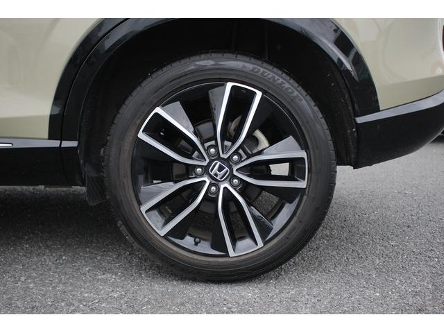 ヴェゼル e:HEV Z 禁煙車 純正9型ナビ バックカメラ フルセグTV 温熱黒半革 電動リアゲート レーダークルーズコントロール レーンキープアシスト 衝突軽減ブレーキ Applecarplay ステアリングヒーター 雹害(26枚目)