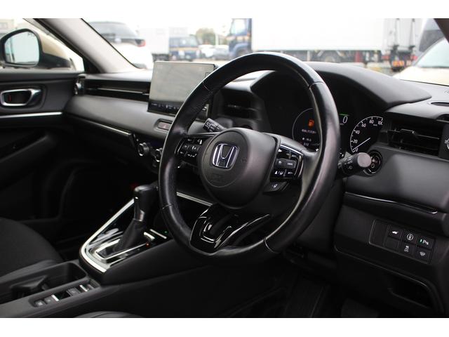 ヴェゼル e:HEV Z 禁煙車 純正9型ナビ バックカメラ フルセグTV 温熱黒半革 電動リアゲート レーダークルーズコントロール レーンキープアシスト 衝突軽減ブレーキ Applecarplay ステアリングヒーター 雹害(38枚目)