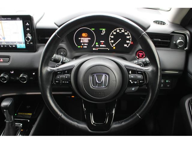 ヴェゼル e:HEV Z 禁煙車 純正9型ナビ バックカメラ フルセグTV 温熱黒半革 電動リアゲート レーダークルーズコントロール レーンキープアシスト 衝突軽減ブレーキ Applecarplay ステアリングヒーター 雹害(50枚目)