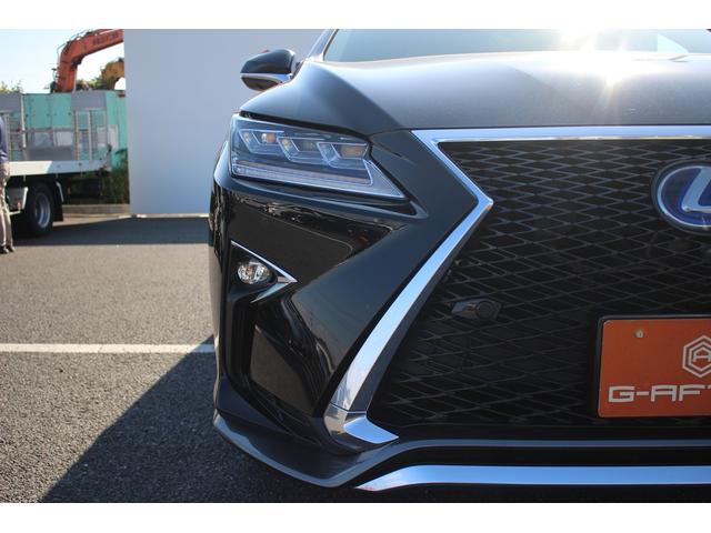 RX RX450h Fスポーツ 禁煙車 サンルーフ 純正12.3型ナビ 全周囲カメラ フルセグTV 温冷赤革シート 電動リアゲート 3眼LEDヘッドライト オートクルーズコントロール レーンキープアシスト 衝突軽減ブレーキ(23枚目)