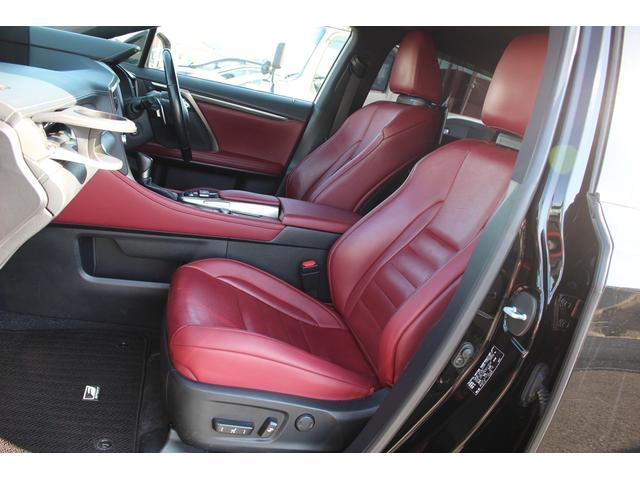RX RX450h Fスポーツ 禁煙車 サンルーフ 純正12.3型ナビ 全周囲カメラ フルセグTV 温冷赤革シート 電動リアゲート 3眼LEDヘッドライト オートクルーズコントロール レーンキープアシスト 衝突軽減ブレーキ(46枚目)