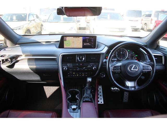 RX RX450h Fスポーツ 禁煙車 サンルーフ 純正12.3型ナビ 全周囲カメラ フルセグTV 温冷赤革シート 電動リアゲート 3眼LEDヘッドライト オートクルーズコントロール レーンキープアシスト 衝突軽減ブレーキ(47枚目)