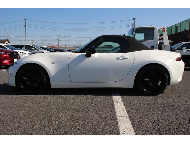 ロードスター S 禁煙車 6速MT アーティックホワイト WORK17インチアルミホイール APEXIデジタル3蓮メーター ブラインドスポーットモニター LEDヘッドライト スマートキー プッシュスタート(10枚目)