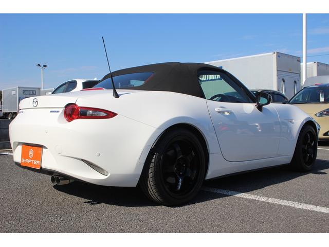 ロードスター S 禁煙車 6速MT アーティックホワイト WORK17インチアルミホイール APEXIデジタル3蓮メーター ブラインドスポーットモニター LEDヘッドライト スマートキー プッシュスタート(13枚目)