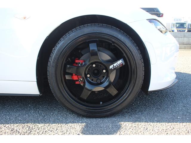 ロードスター S 禁煙車 6速MT アーティックホワイト WORK17インチアルミホイール APEXIデジタル3蓮メーター ブラインドスポーットモニター LEDヘッドライト スマートキー プッシュスタート(14枚目)