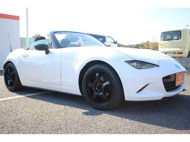 ロードスター S 禁煙車 6速MT アーティックホワイト WORK17インチアルミホイール APEXIデジタル3蓮メーター ブラインドスポーットモニター LEDヘッドライト スマートキー プッシュスタート(35枚目)