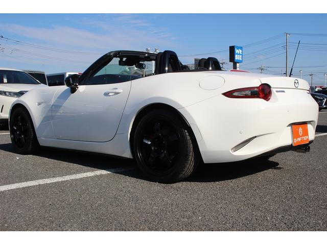ロードスター S 禁煙車 6速MT アーティックホワイト WORK17インチアルミホイール APEXIデジタル3蓮メーター ブラインドスポーットモニター LEDヘッドライト スマートキー プッシュスタート(39枚目)