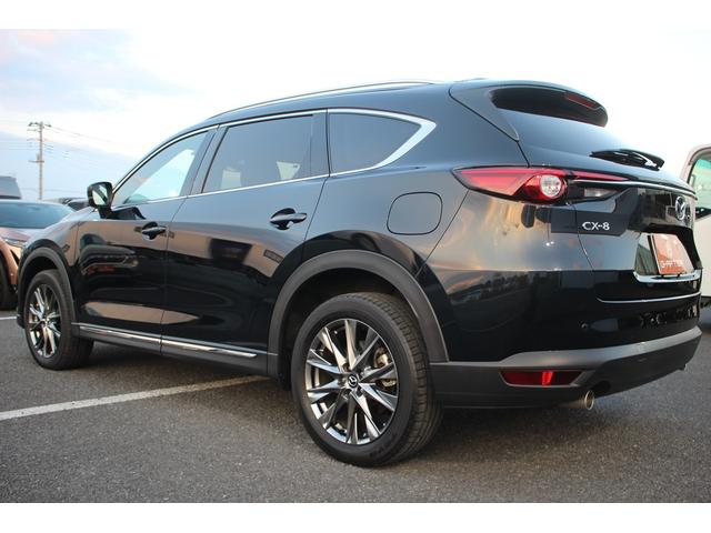 CX-8 25S Lパッケージ 純正10インチディスプレイオーディオ 全周囲カメラ フルセグTV BOSEサウンドシステム サンルーフ 赤革 純正19イントアルミホイール ETC LEDヘッドライト 電動リアゲート クリアランスソナ(11枚目)