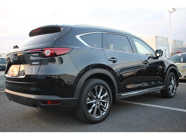 CX-8 25S Lパッケージ 純正10インチディスプレイオーディオ 全周囲カメラ フルセグTV BOSEサウンドシステム サンルーフ 赤革 純正19イントアルミホイール ETC LEDヘッドライト 電動リアゲート クリアランスソナ(13枚目)