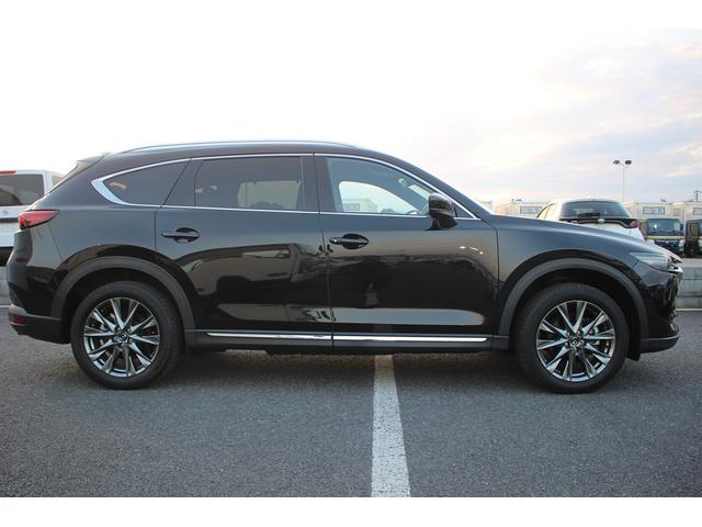 CX-8 25S Lパッケージ 純正10インチディスプレイオーディオ 全周囲カメラ フルセグTV BOSEサウンドシステム サンルーフ 赤革 純正19イントアルミホイール ETC LEDヘッドライト 電動リアゲート クリアランスソナ(14枚目)