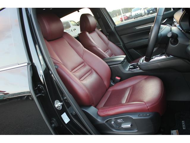 CX-8 25S Lパッケージ 純正10インチディスプレイオーディオ 全周囲カメラ フルセグTV BOSEサウンドシステム サンルーフ 赤革 純正19イントアルミホイール ETC LEDヘッドライト 電動リアゲート クリアランスソナ(32枚目)