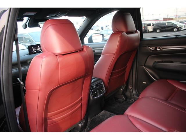 CX-8 25S Lパッケージ 純正10インチディスプレイオーディオ 全周囲カメラ フルセグTV BOSEサウンドシステム サンルーフ 赤革 純正19イントアルミホイール ETC LEDヘッドライト 電動リアゲート クリアランスソナ(37枚目)