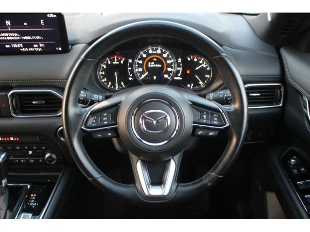 CX-8 25S Lパッケージ 純正10インチディスプレイオーディオ 全周囲カメラ フルセグTV BOSEサウンドシステム サンルーフ 赤革 純正19イントアルミホイール ETC LEDヘッドライト 電動リアゲート クリアランスソナ(43枚目)