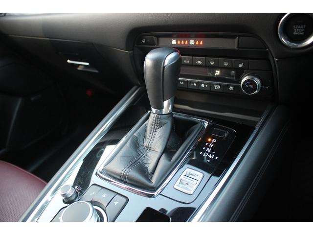 CX-8 25S Lパッケージ 純正10インチディスプレイオーディオ 全周囲カメラ フルセグTV BOSEサウンドシステム サンルーフ 赤革 純正19イントアルミホイール ETC LEDヘッドライト 電動リアゲート クリアランスソナ(45枚目)