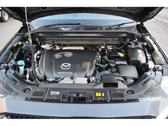 CX-8 25S Lパッケージ 純正10インチディスプレイオーディオ 全周囲カメラ フルセグTV BOSEサウンドシステム サンルーフ 赤革 純正19イントアルミホイール ETC LEDヘッドライト 電動リアゲート クリアランスソナ(73枚目)