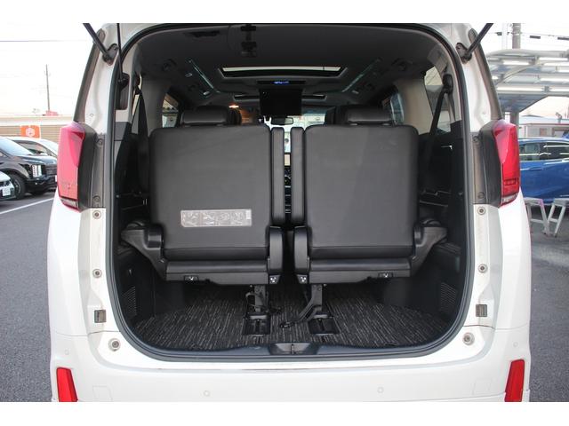 アルファード ２．５Ｓ　Ｃパッケージ　後期型　禁煙車　モデリスタエアロ　サンルーフ　後席モニター　純正９型ナビ　バックカメラ　フルセグＴＶ　温冷黒革　３眼ＬＥＤヘッドライト　シグネチャーイルミ　衝突軽減ブレーキ　レーンキープアシスト（76枚目）